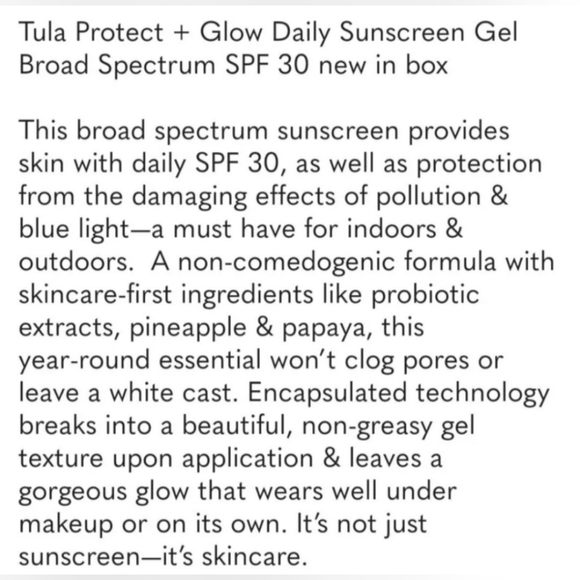 Tula Daily Protect + Glow Gel & Sunscreen - Picture 2 of 6